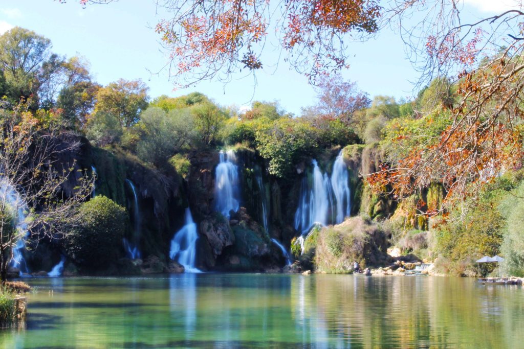 Kravice Waterfalls in Bosnia & Herzegovina is one of the best waterfalls to visit in the Balkans and Bosnia