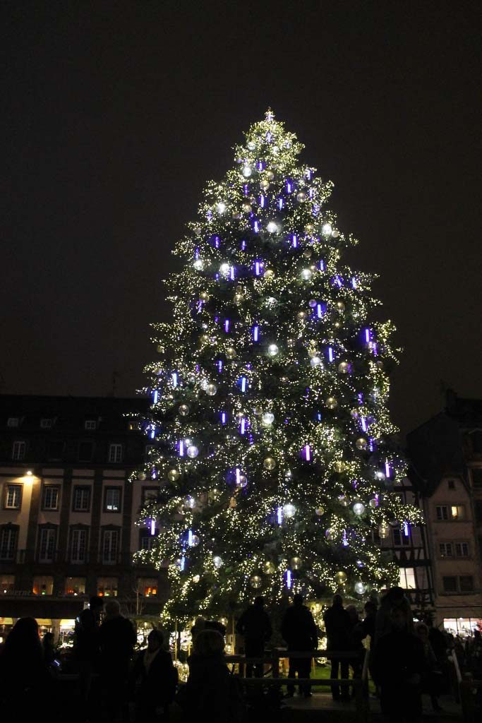 This Christmas Tree is one of the decorations in Strasbourg as part of the Christmas Market events. Strasbourg is a top destination in France during winter.