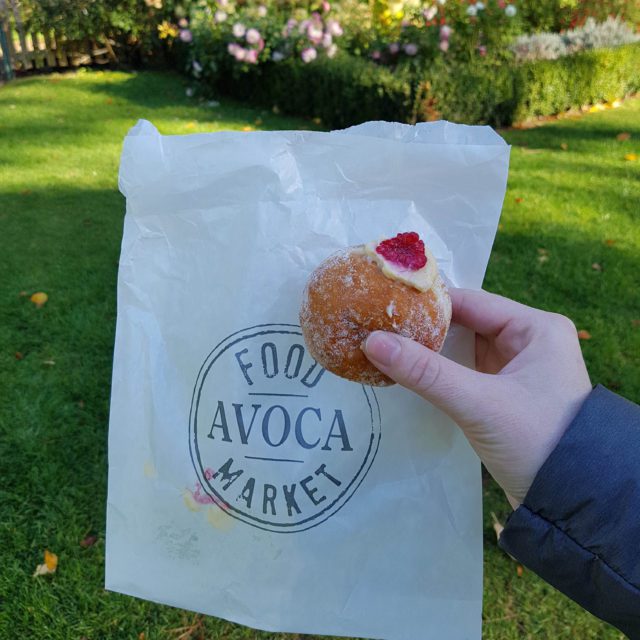 The best donut I had in Ireland was from the Avoca market in County Wicklow
