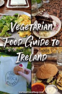 Finding vegetarian and vegan food Ireland can be difficult but this guide will point you in the right direction for yummy Irish food and desserts in main tourist destinations including Dublin, Killarney, Cork, and Kilkenny. #europe #vegetarian #vegan #food #ireland