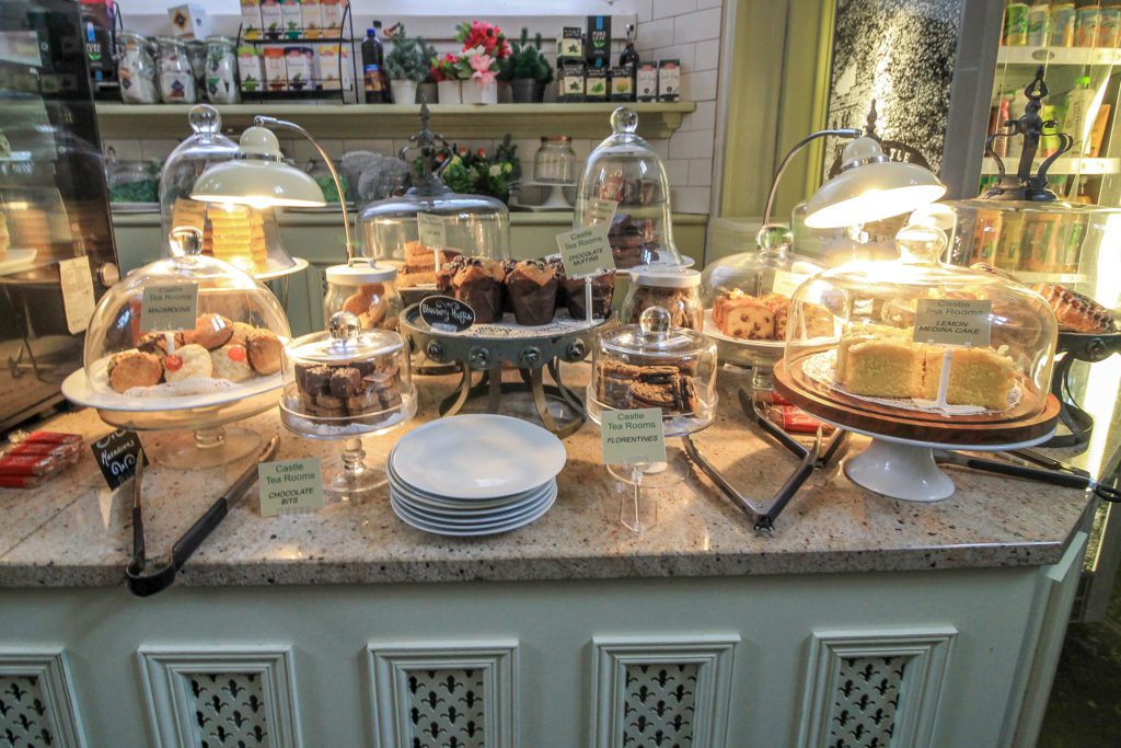 Collection of desserts in the Kilkenny Castle Tea Shop