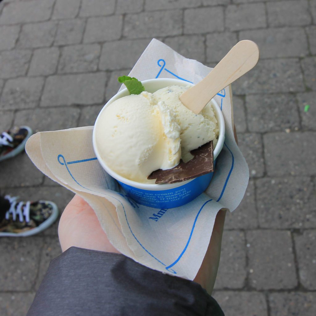 Ice cream featuring cream from County Kerry Ireland is one of the best dessert snacks you can get in Kerry 