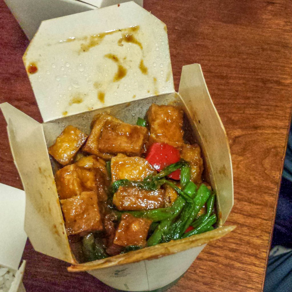 Vegetarian Choo Chee Curry from San Sab Thai in Drumcondra, Dublin, Ireland