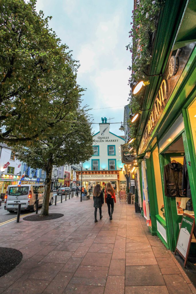 Streets of Killarney in County Kerry, Ireland