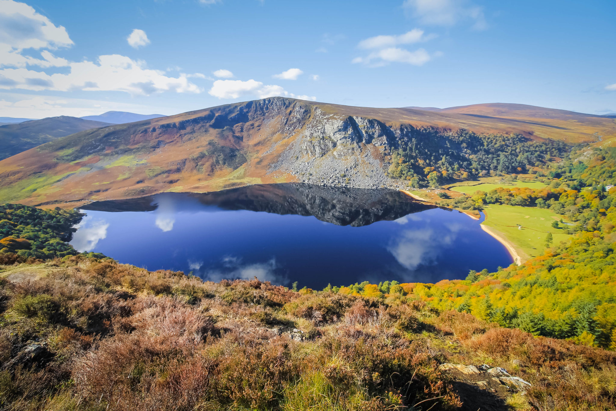 Guinness Lake in Wicklow National Park, Ireland