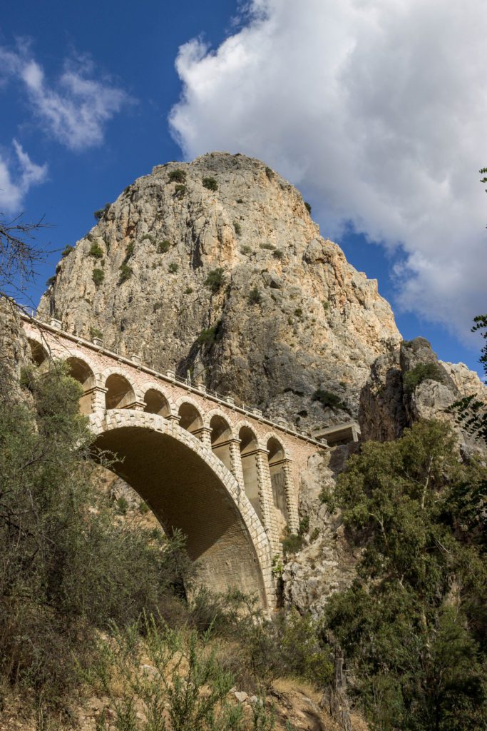 At the end of the Caminito del Rey you pass this bridge