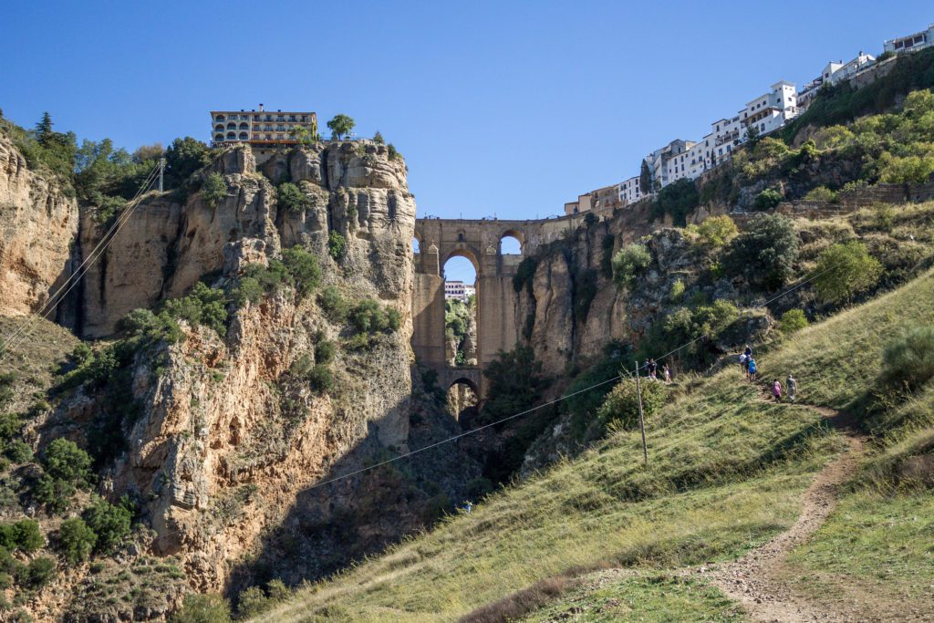 The most famous pueblos blancos, Ronda and its bridge