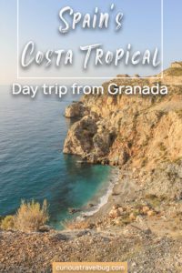 La Rijana beach in Southern Spain's Costa Tropical makes for a fantastic beach visit from Granada or Malaga. Andalucia is full of beautiful beaches, don't let the fact that it isn't the Costa del Sol scare you away. #spain #andalucia #beach #granada