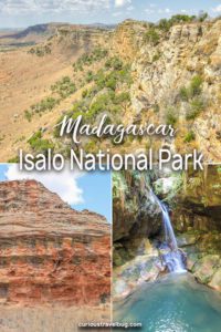 Madagascar's Isalo National Park is one of the most visited parks in the country and a must on any travel itinerary or bucketlist. With beautiful canyons, gorges, waterfalls and oasis. This guide shows you the hiking route as well as wildlife you can expect to see, including lemurs. #madagascar #isalo