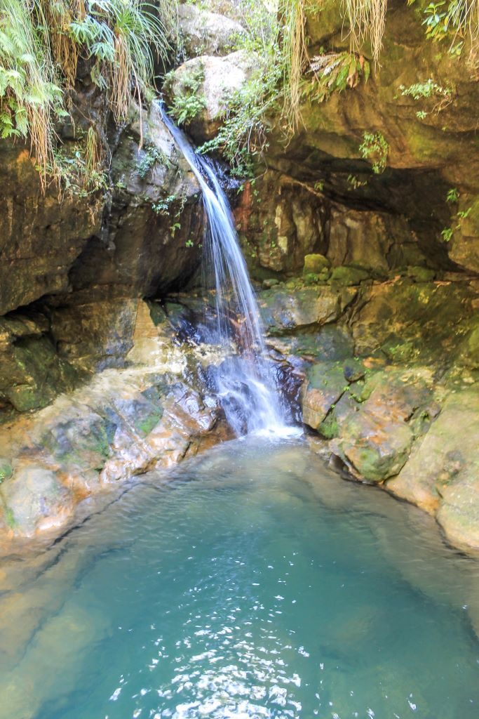 The blue pool in Namaza gorge