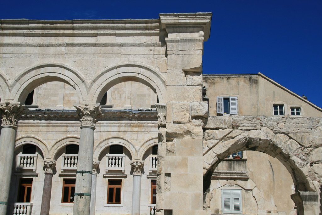 Diocletian's Palace in Split is one of Croatia's must visit destinations for any trip to this Balkan country. Diocletian's Palace are Roman Ruins that can be found in old town Split