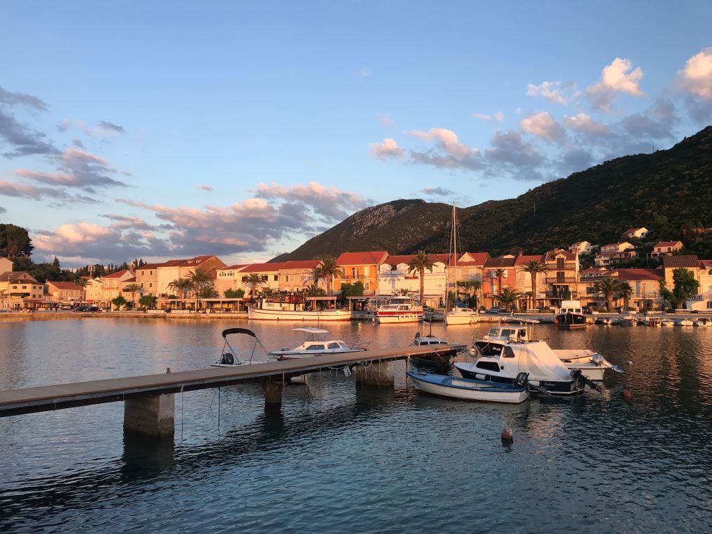 Trpanj is located in south eastern Croatia and is one of the best places in Croatia for viewing the clear water of the Adriatic or watching the sunset.