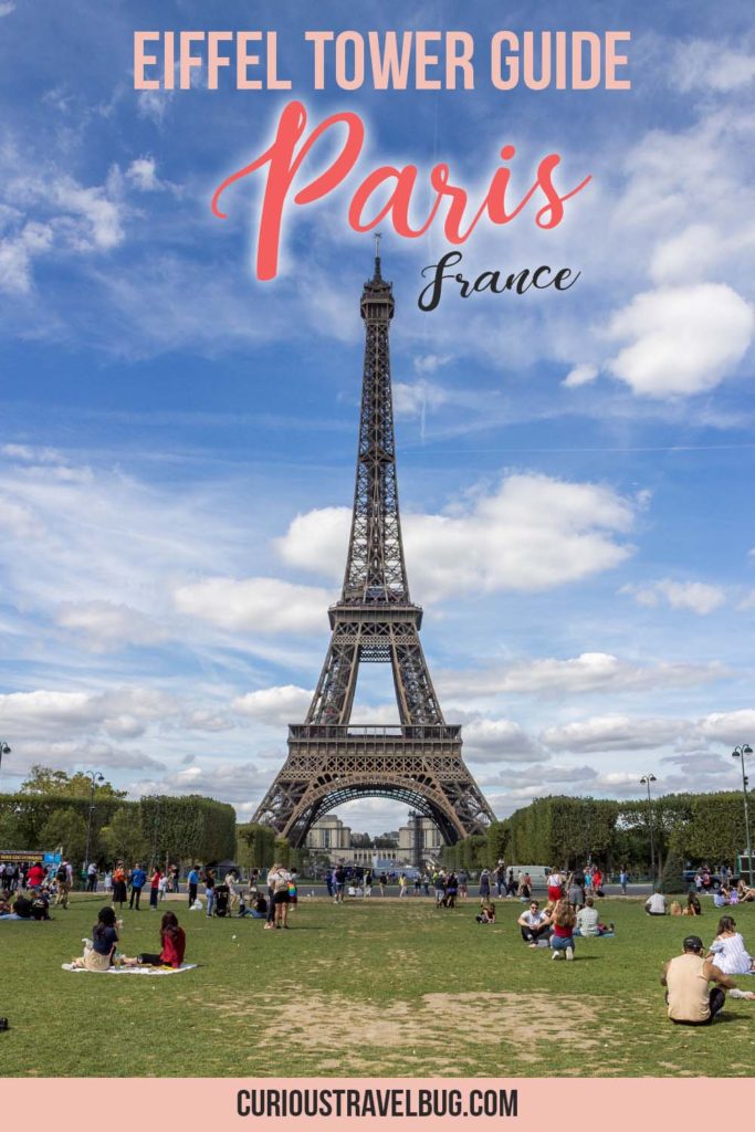 Visit the Eiffel Tower on your trip to Paris with this full guide to visiting the Eiffel Tower including the best times to visit and tips for having the best visit to the Eiffel Tower. #eiffeltower #paris