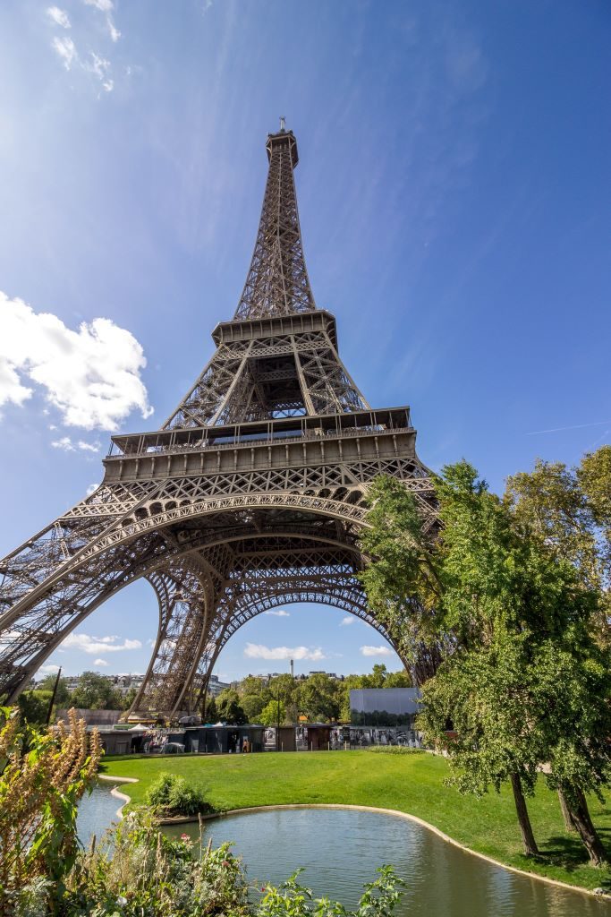 The Eiffel Tower in summer makes for larger crowds than a winter time visit which is the best time to visit the Eiffel Tower.