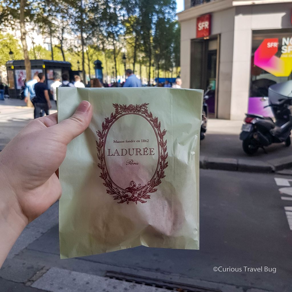 Macarons from Laduree are one of Paris's most famous desserts.