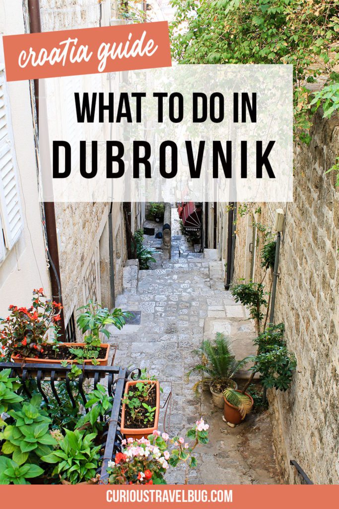 The beautiful walls of Dubrovnik are reason enough to visit this city in Croatia but there are other things to do in Dubrovnik as well. This Dubrovnik travel guide includes the must do activities as well as food recommendations and unique activities. #croatia #dubrovnik