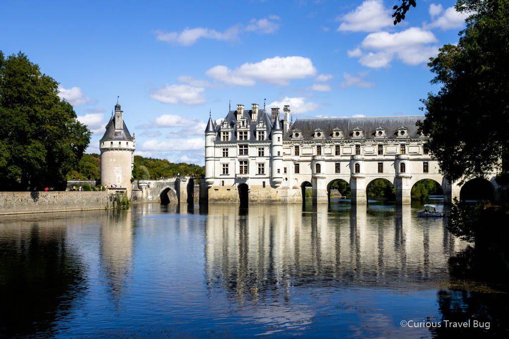 The most visited chateau in France, Chenonceau sitting over the River Cher. It's one of the most beautiful chateaux of the Loire valley.