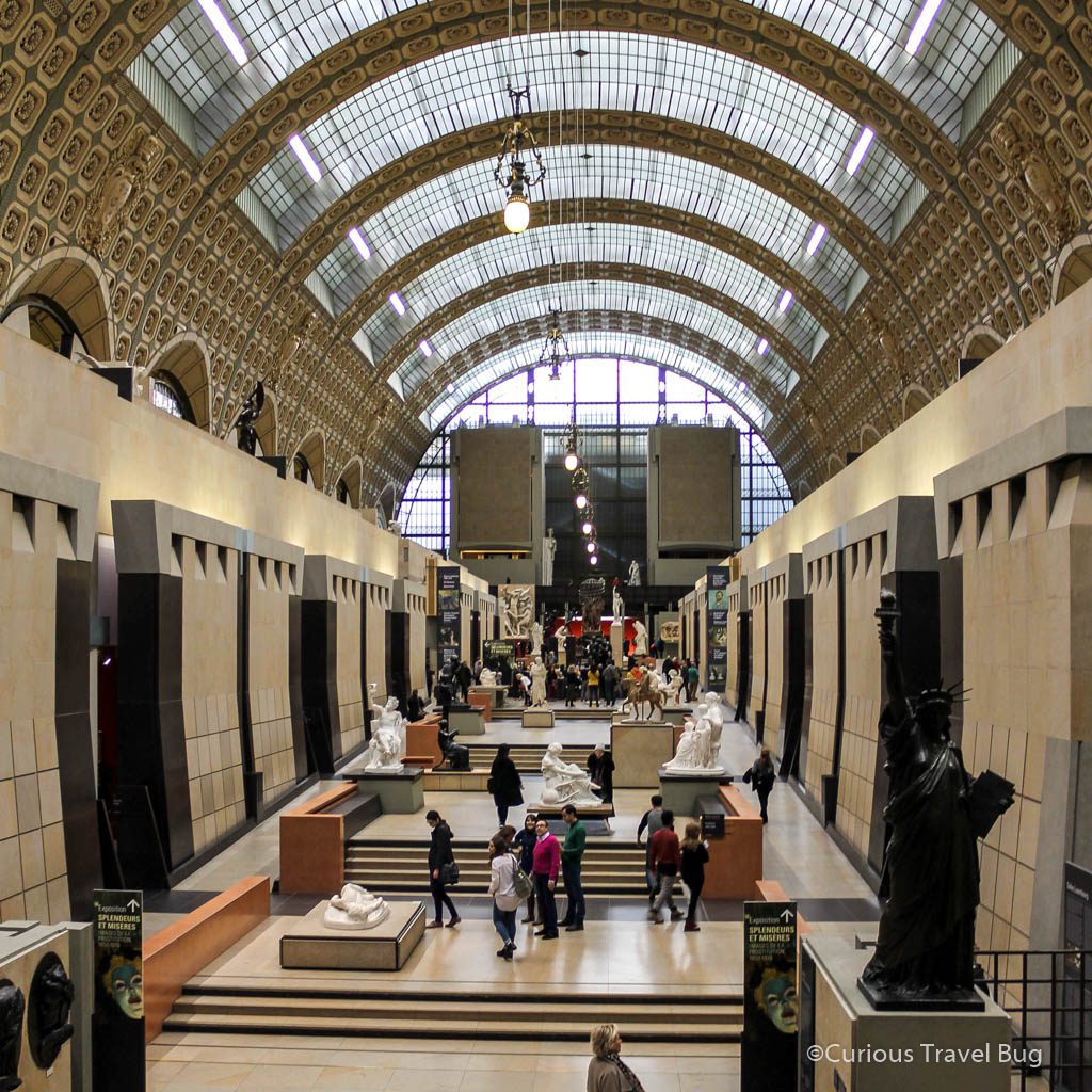 The Musee d'Orsay offers up plenty of art in a converted train station that is easy to navigate and a fantastic museum.