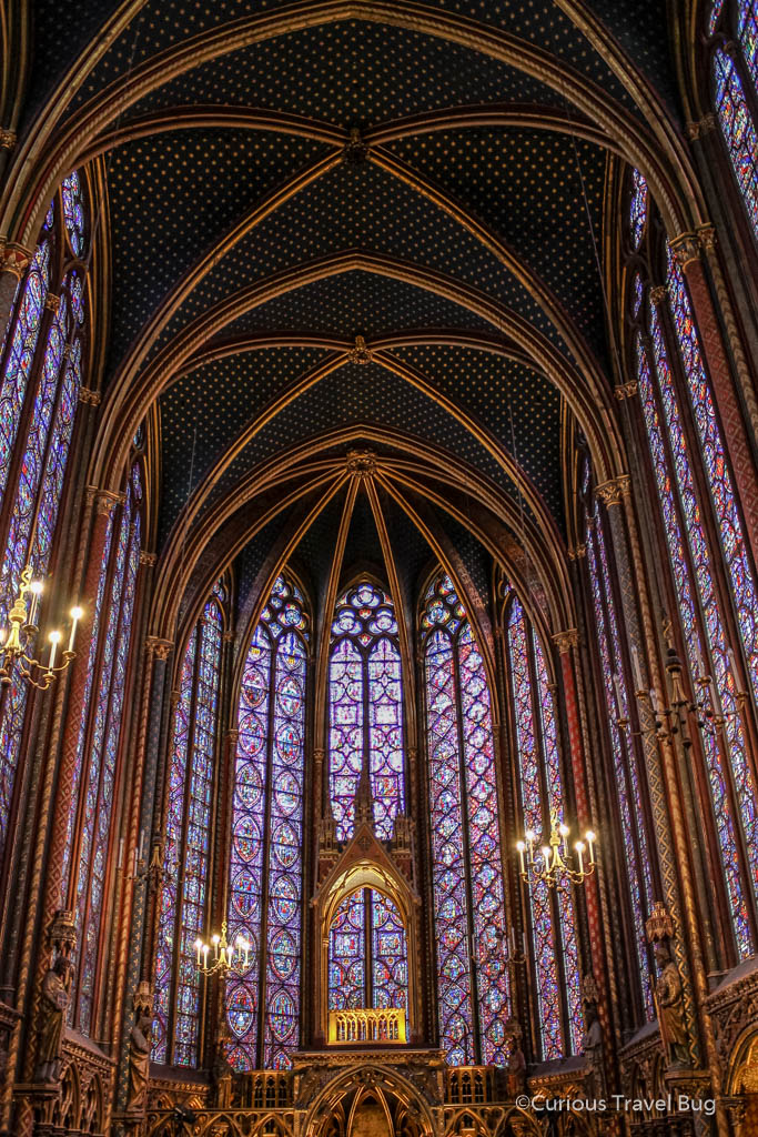 Sainte-Chapelle Church in Paris is worth seeing to see all of its stained glass windows and gothic architecture.