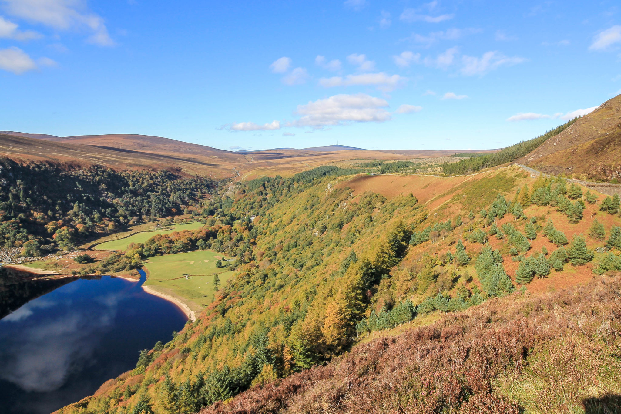 Wicklow Mountains and Lough Tay
