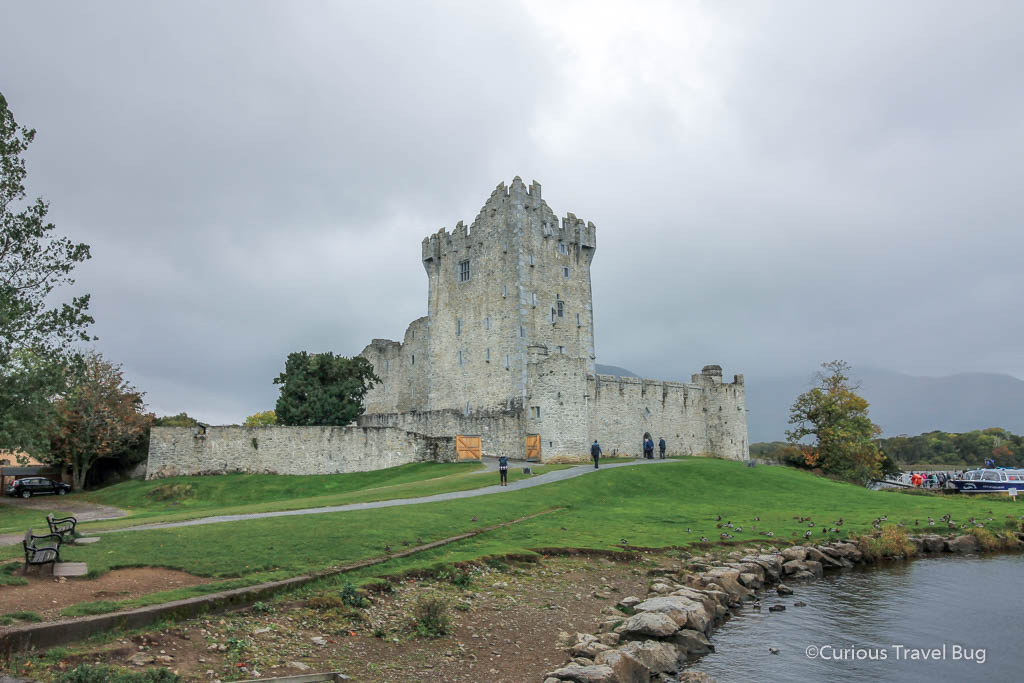 Ross Castle in Killarney National Park. This is one of the top activities to do in Killarney