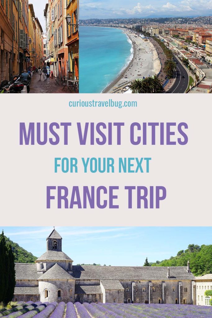 main tourist cities in france