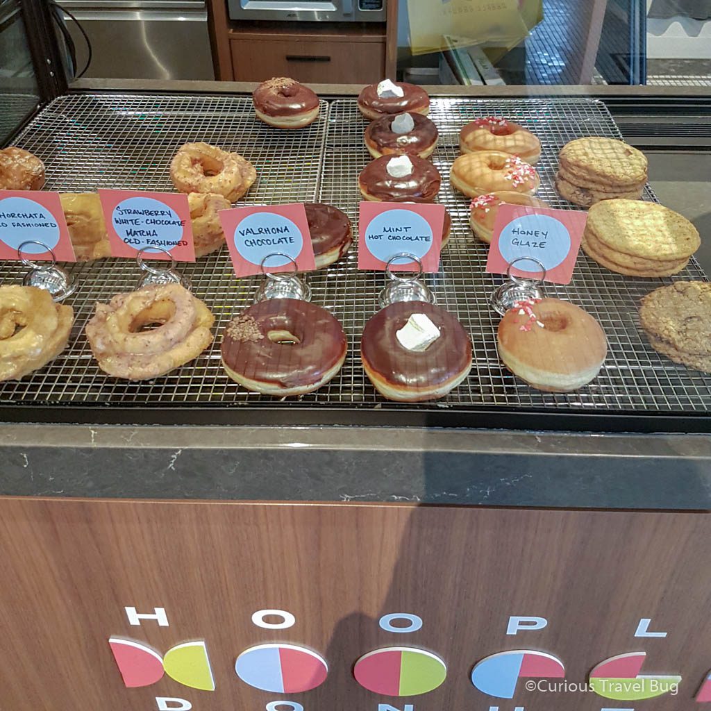 Hoopla Donuts is quickly on the rise for popular places to eat in Calgary. They have a variety of donuts but your best bets are the filled donuts. There are also multiple vegan donuts at this Calgary cafe.