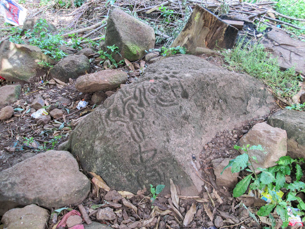 Petroglyphs found on a farm on Ometepe Island near Maderas Volcano