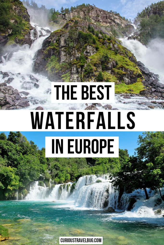 The 15 best European waterfalls to visit if you're a waterfall lover. This list includes the best waterfalls of countries like Norway, Croatia, Spain, and Italy. The perfect inspiration for travel to Europe.