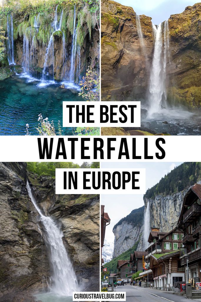 Find the best waterfalls in Europe with this guide to the top waterfalls across the continent. The perfect travel inspiration for planning your trip to Europe for waterfall chasers.