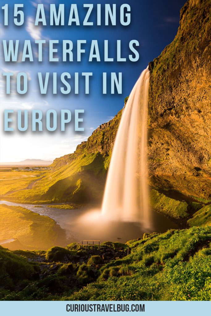 The best waterfalls to visit in Europe for any waterfall lover. Find the top European waterfalls from countries like Norway, Iceland, Switzerland, France, and Italy. This list takes in all the best waterfall locations in Europe.
