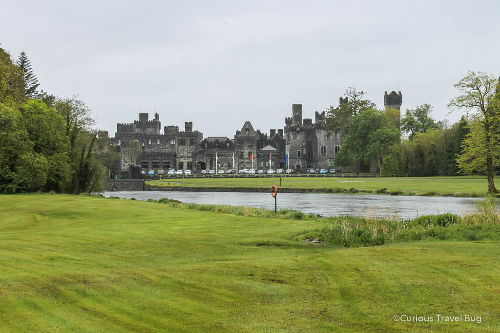 Ashford Castle in Cong, Ireland. This is one of the top hotels in Ireland and you can actually stay at this castle in Ireland if you want to. Cong is a great place to visit to have a nice walk and enjoy the Irish scenery and is close to Galway