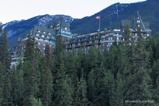 The Fairmont Banff Springs is one of the top places to stay at when you are in Banff. This luxury accommodation sits above the Bow Falls.