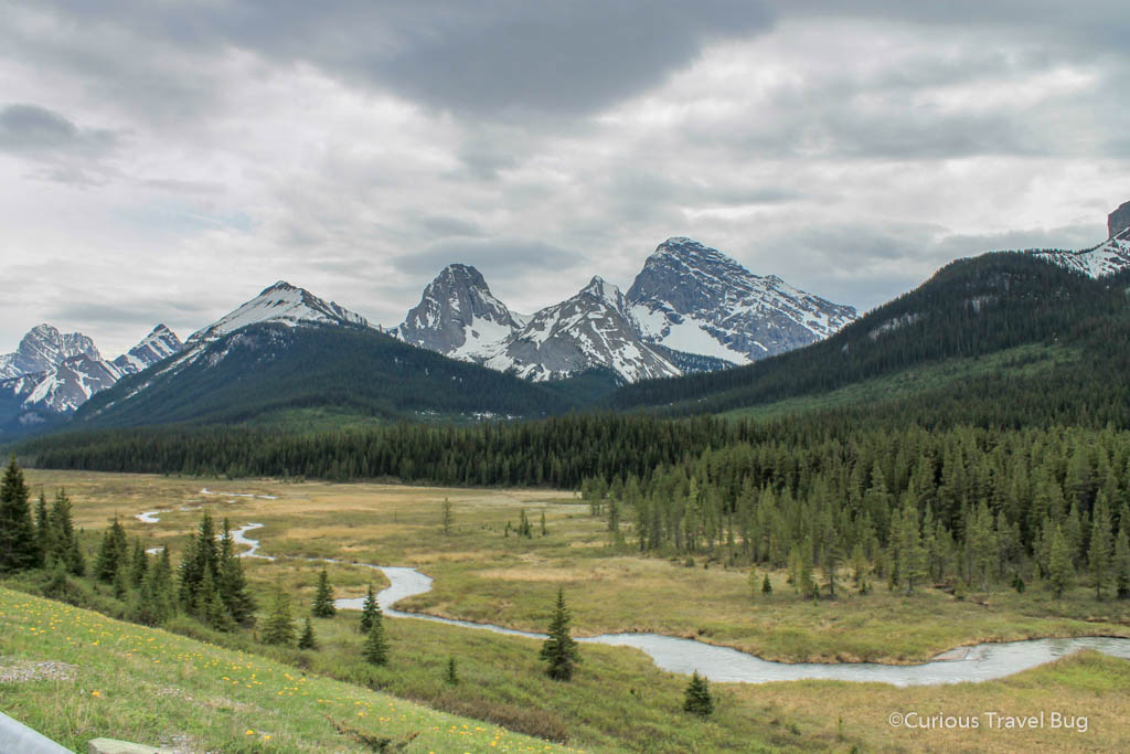 Some of the scenery driving the scenic drive from Canmore around the Kananaskis area.