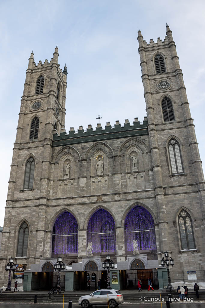 Notre Dame Basilica in Old Montreal is one of the most visited spots in the city and is a must visit on any trip to Montreal.