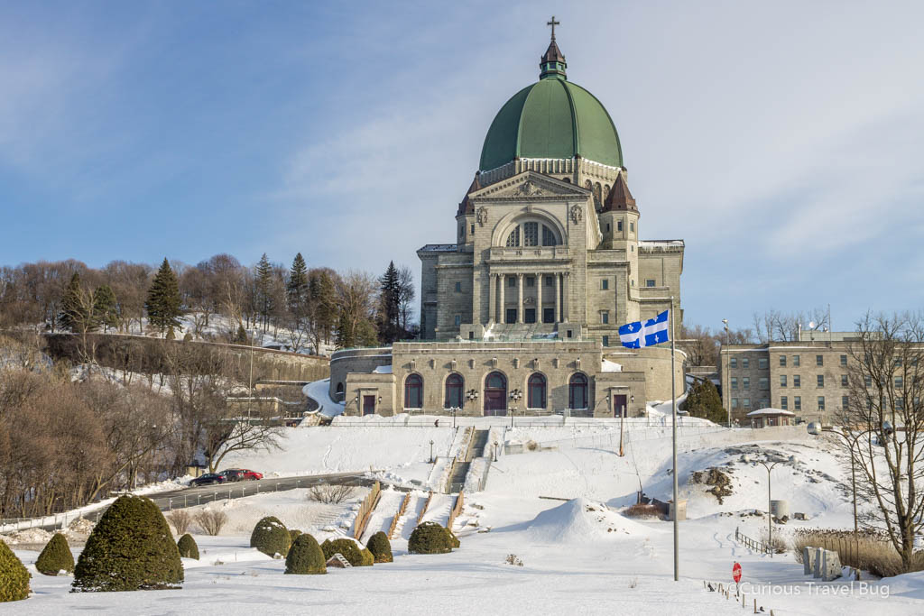 St.Joseph's Oratory on Mount Royal is a huge basilica in Montreal that has great views of the city and is an iconic building in Montreal. It was my favorite thing to do in Montreal while visiting Montreal for three days.