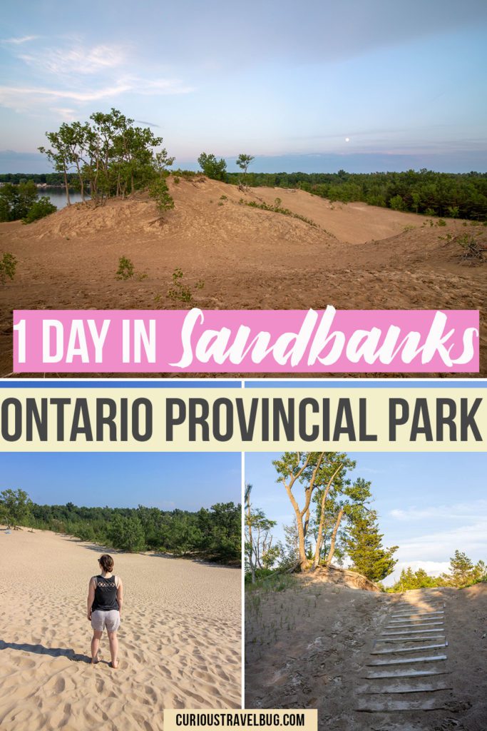 Southern Ontario's perfect day trip destination, Sandbanks Provincial Park in gorgeous Prince Edward County. This is the perfect day trip if you are looking for a sandy beach destination in Ontario with great hiking trails and lots of yummy food and wineries in the county.