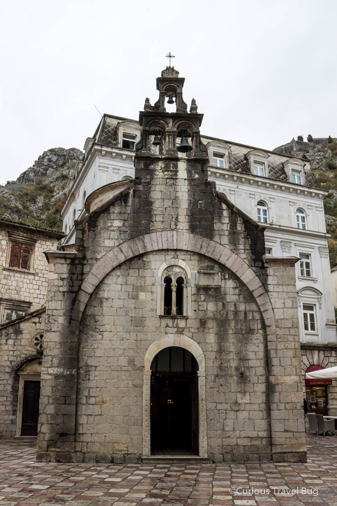 St. Lukes Church in Kotor is one of the oldest churches in the town. It has operated as both a Catholic and Orthodox church.
