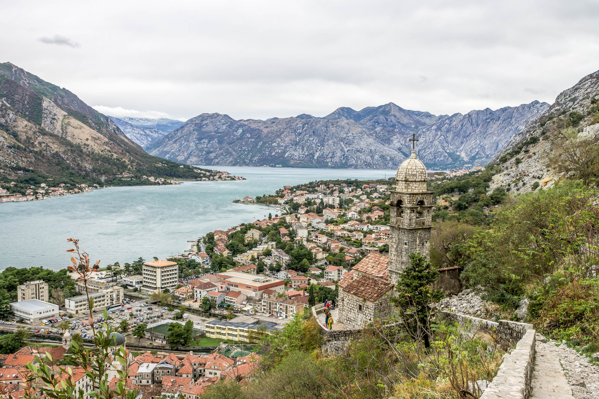 One of the top things to do in Kotor is to hike to the fortress above the town. This offers up great views of Kotor and Kotor Bay. This is one of the best things to do in Montenegro and is the perfect day trip from Dubrovnik.
