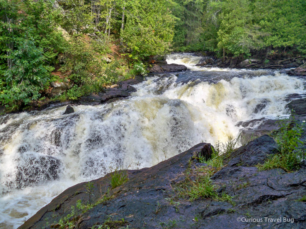 Egan Chutes Provincial Park is a great stop on a road trip from Toronto to Bancroft and Silent Lake Provincial Park. It's perfect for a weekend in the Canadian Shield away from the city.