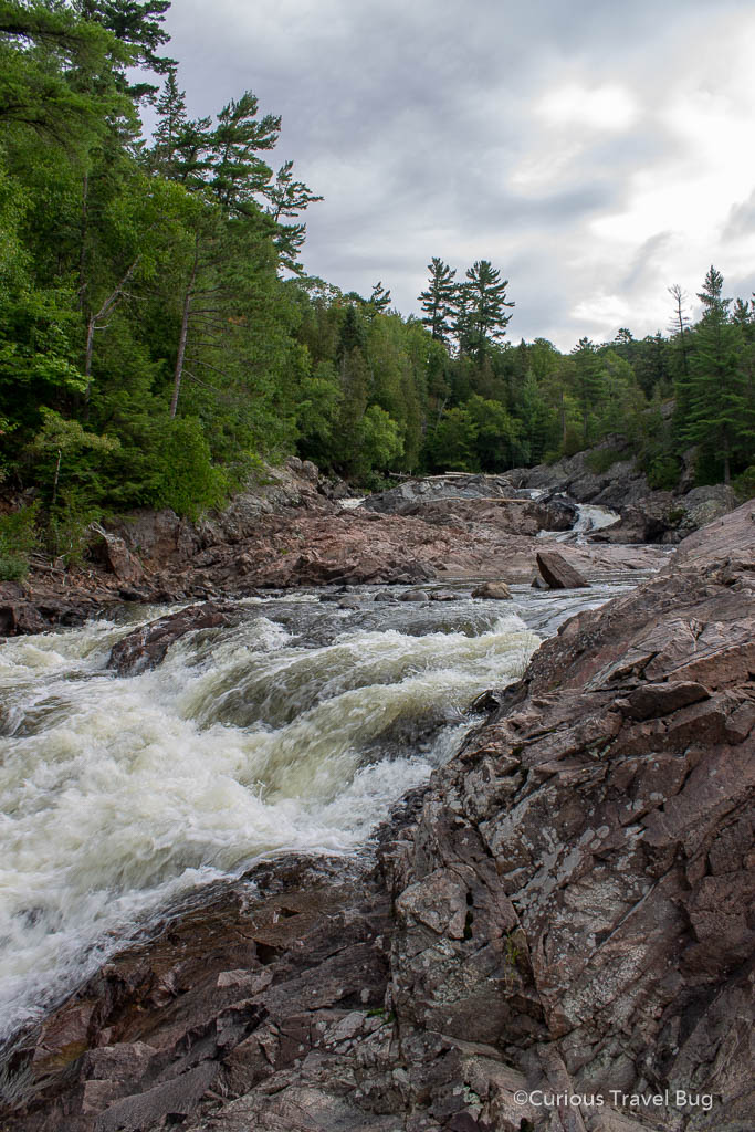 Chippewa Falls, seen on a road trip to Thunder Bay and an important spot for the Group of Seven paintings.