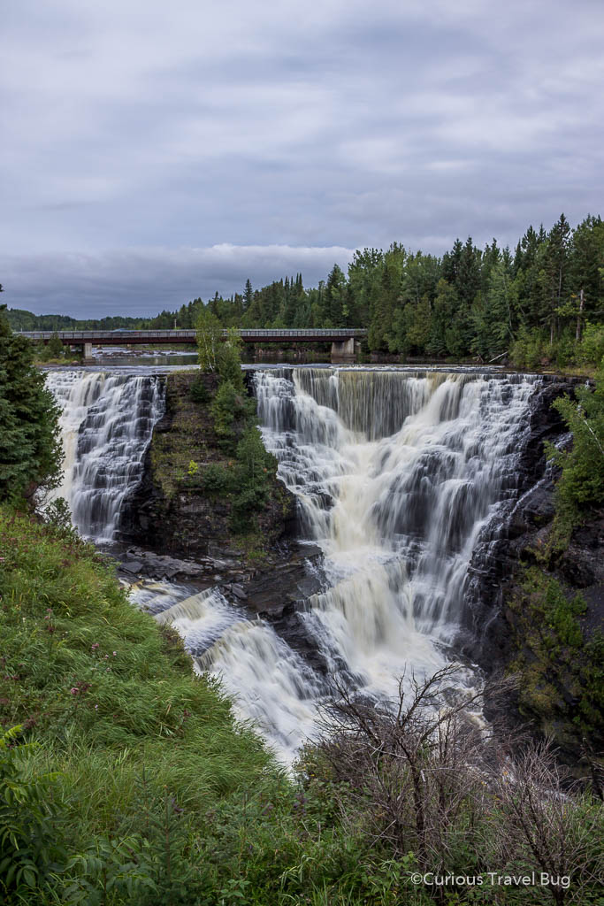 Kakabeka Falls near Thunder Bay, Ontario. These waterfalls are a must visit on your northern Ontario road trip.
