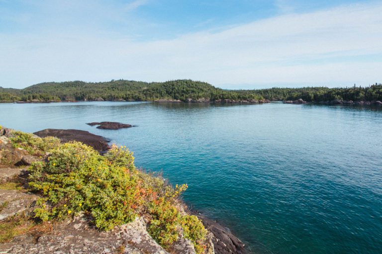 Lake Superior near Pukaskwa National Park, a great stop on any Northern Ontario road trip.