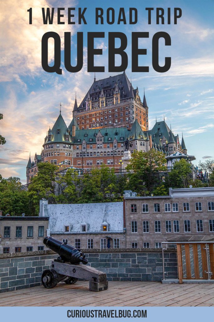 Quebec is the perfect place for a road trip. With one of the world's longest fjords, amazing whale watching in the St. Lawrence, and beautiful mountain top vistas along with the historic walled city of Quebec. There's a lot to be seen in just one week.