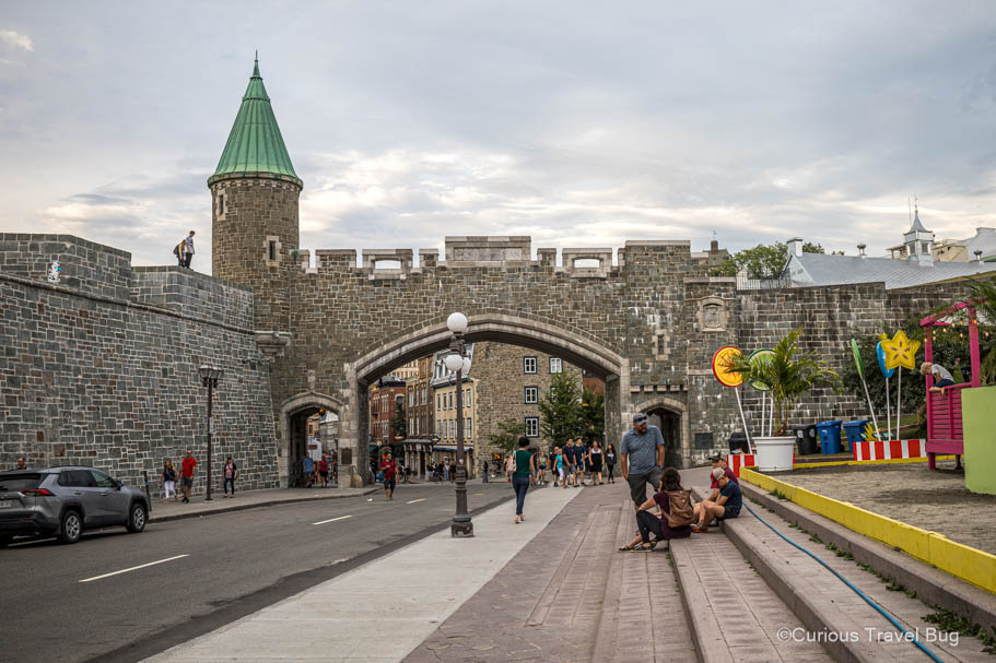 One of the historic Gates to the Old City of Quebec