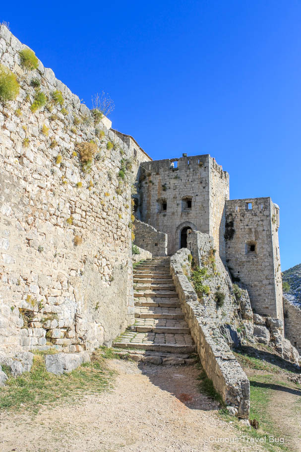The Klis Fortress above Split, Croatia