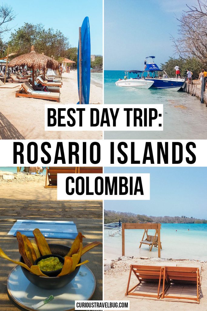 The best day trip from Cartagena is to the nearby Rosario Islands to spend the day on the beach, swim in the Caribbean, and snorkel over beautiful reefs and downed drug planes. This guide has the best way to visit the Rosario Islands in Colombia, South America.
