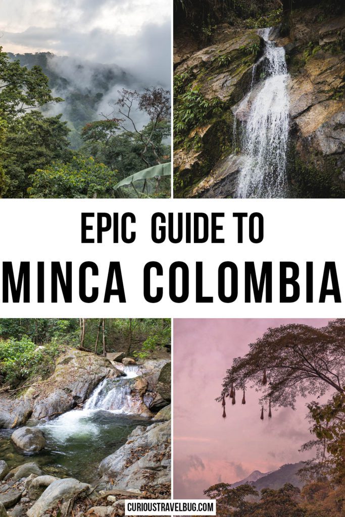 A guide to exploring Minca, Santa Marta, Colombia. This off the beaten path mountain town is nestled in cloud forest and perfect for adventures. Go swimming in waterfalls, see some unique birds and wildlife, and watch some truly epic sunsets. Minca is the perfect destination in Colombia if you are looking for a jungle retreat from the noise of the city.