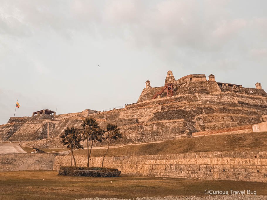 The San Felipe castle at sunset