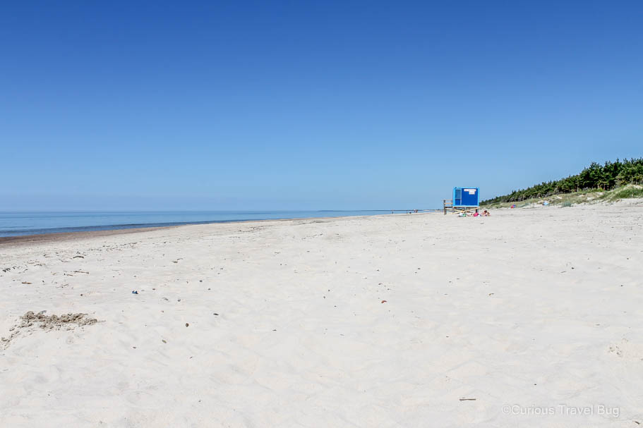 The white sand beaches of Palanga, Lithuania's top seaside resort town.